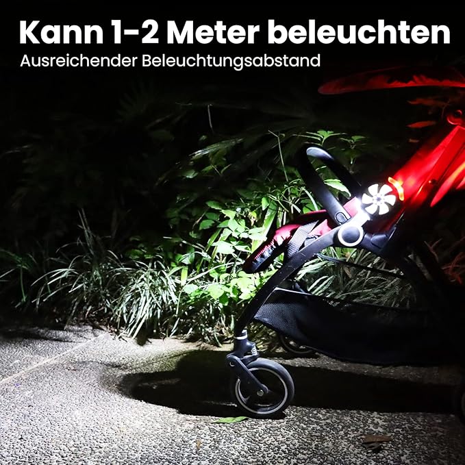 Kinderwagenlicht Oplaadbaar