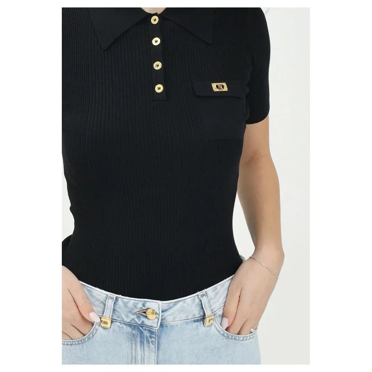 Elisabetta Franchi Polo Top Dames - ABEBA